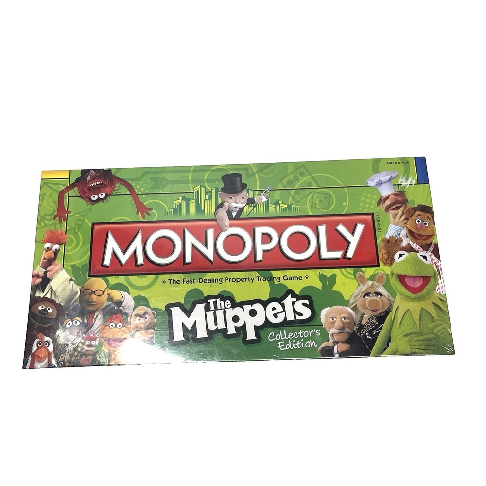 Monopoly The Muppets Collector's Edition Board Game 2010 Hasbro New Sealed